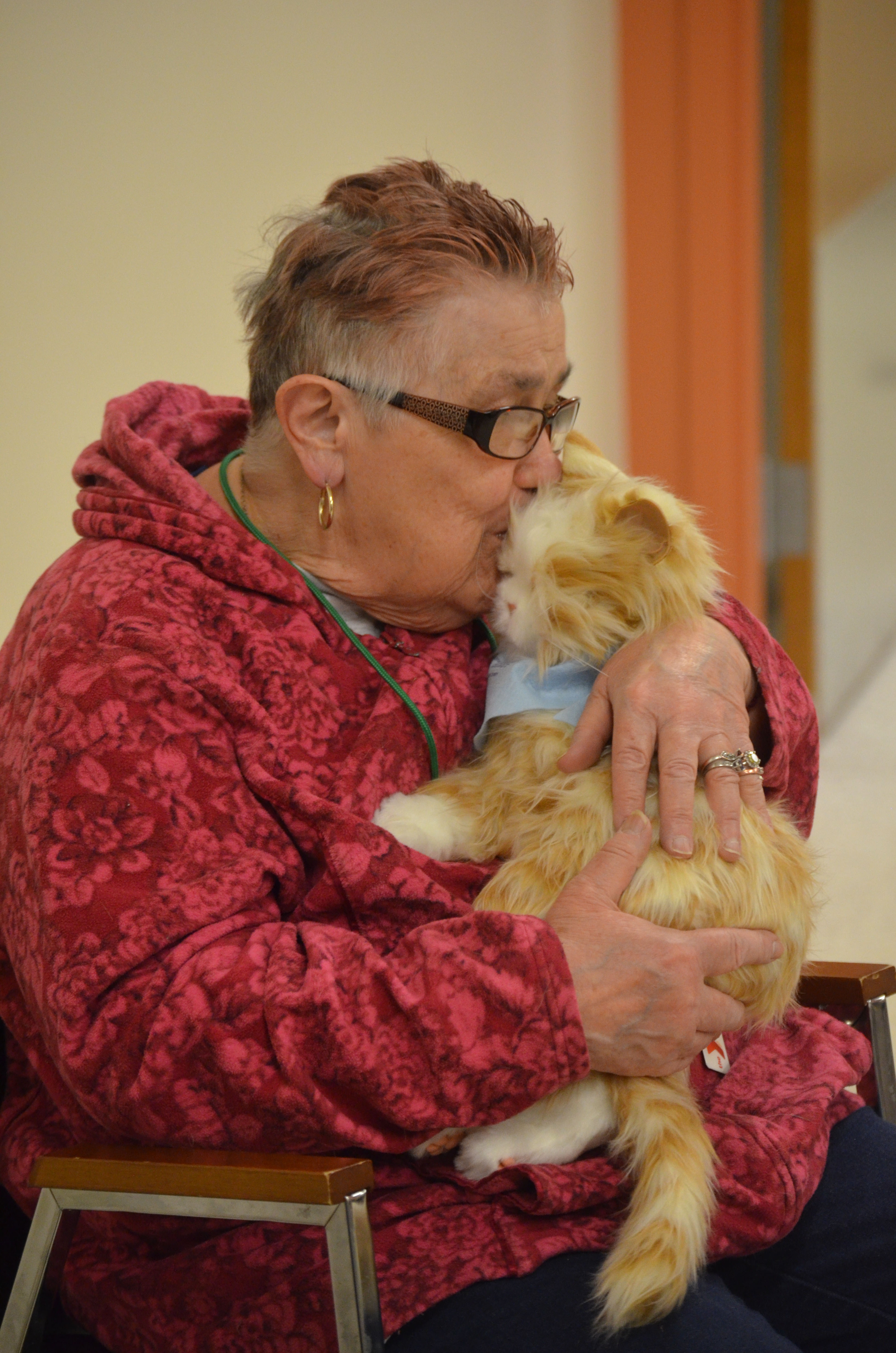 Robotic pets comfort elderly Cattaraugus County residents